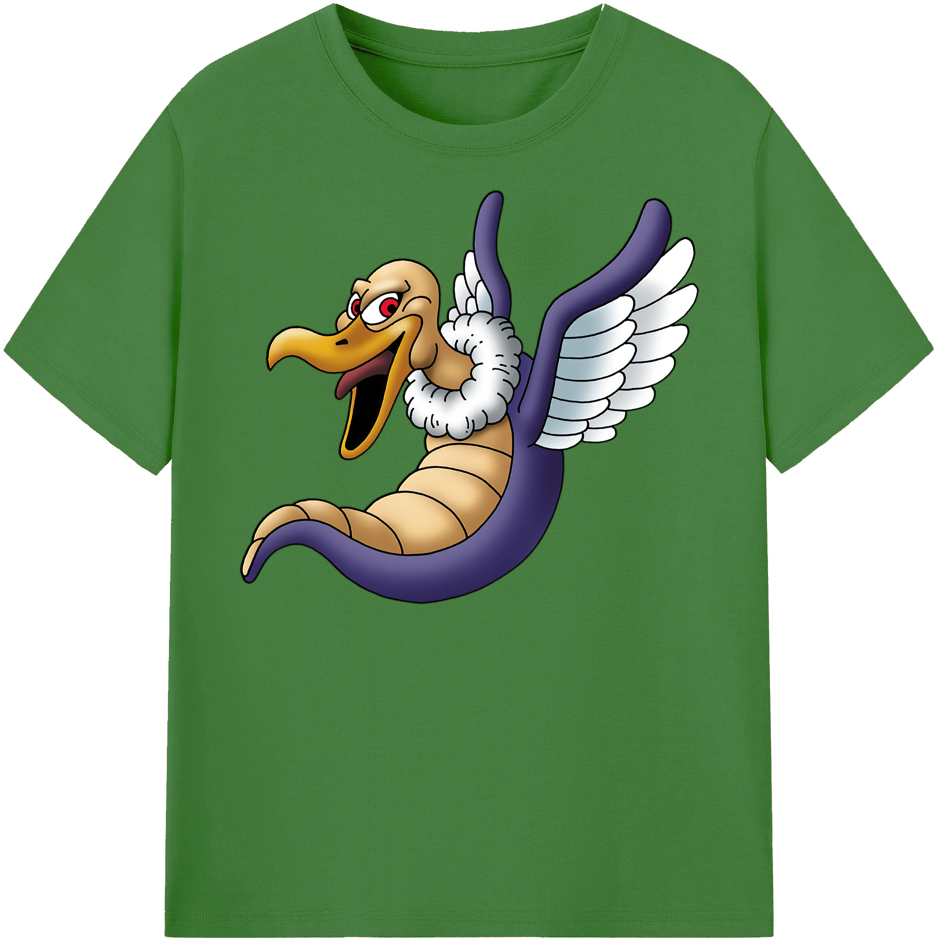 （画像用） ドラゴンクエスト Doragon Kuesuto Dragon Quest レディースカジュアルプリントTシャツ（綿100％）